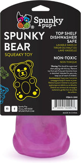 Spunky Pup Spunky Bear Interactive Dog Toy with Treats - Medium