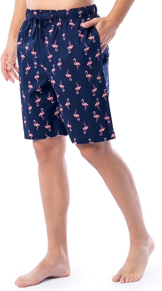 IZOD Mens Flamingo Pajama Shorts