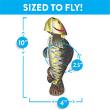 Spunky Pup Fly & Fetch Launching Plush Dog Toy - Fish