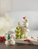 Lenox Happy Holly Days Snowman Lit Figurine