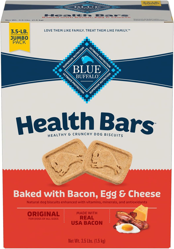 Blue Buffalo Health Bars Crunchy Dog Biscuits - 56 oz.