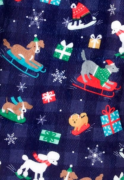 ISCREAM Downhill Dogs Fleece Plush Blanket - 56" x 60"