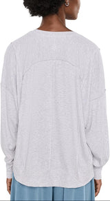 Free People Womens All My Love Long Sleeve Shirt