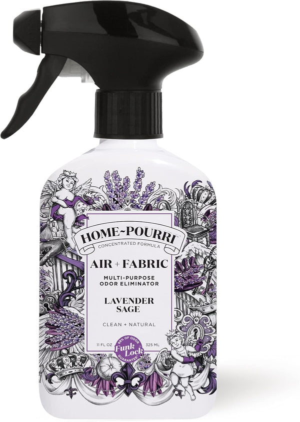 Home~Pourri Air + Fabric Multi-Purpose Lavender Sage Odor Freshener Spray - 11 oz.