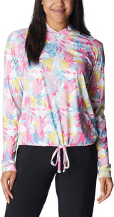 Columbia Womens Summerdry Long Sleeve Printed Hoodie Sweatshirt