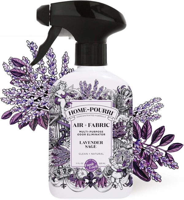 Home~Pourri Air + Fabric Multi-Purpose Lavender Sage Odor Freshener Spray - 11 oz.