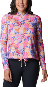 Columbia Womens Summerdry Long Sleeve Printed Hoodie Sweatshirt