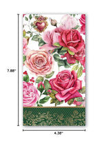 Michel Design Works Rose Paper Hostess Napkins - 15 ct