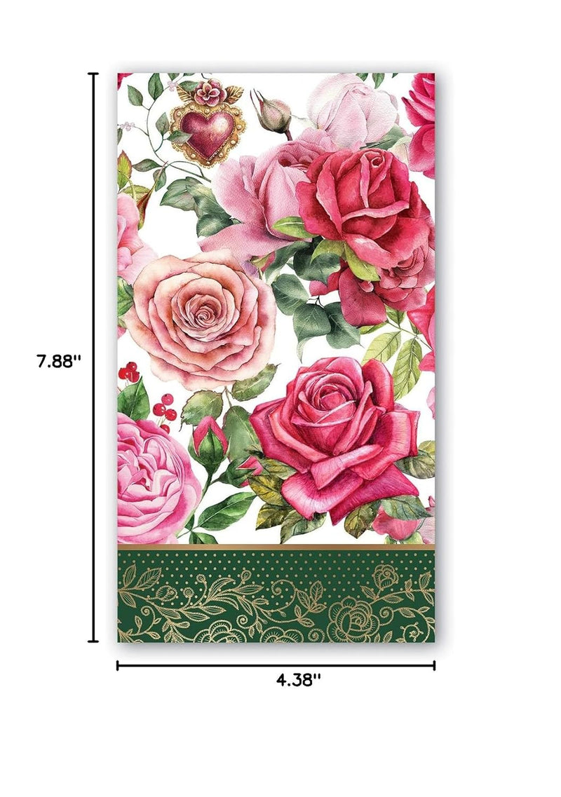 Michel Design Works Rose Paper Hostess Napkins - 15 ct