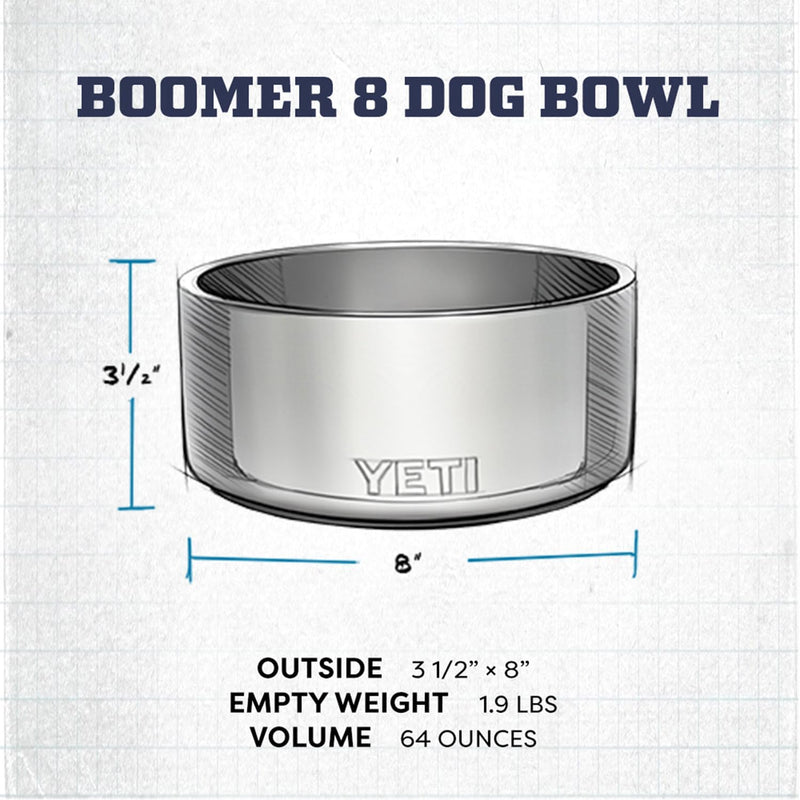 YETI Boomer 8 Dog Bowl