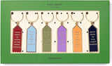 Kate Spade Book Club Wine Charm Set