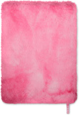 ISCREAM Plush Fur Book-Bound Lined-Page Applique Accent Journal