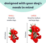 Huxley & Kent Snowball Dragon Plush Dog Toy - Large