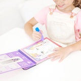 Melissa & Doug On the Go Water Wow! Reusable Water-Reveal Activity Pad - Makeup and Manicures