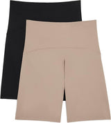 Danskin Womens Active Energize 7" Bike Shorts - 2 Pack