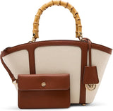 Anne Klein Small Bamboo Handle Tote Handbag