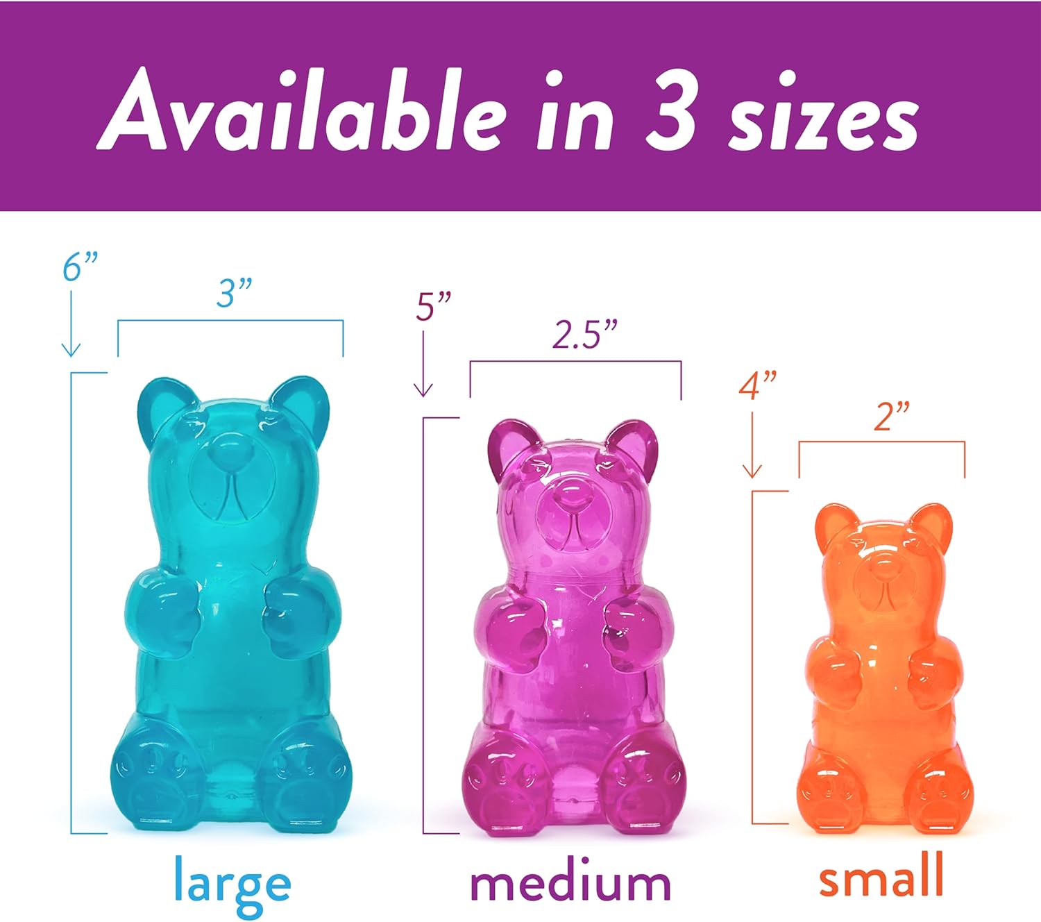 Spunky Pup Spunky Bear Interactive Dog Toy with Treats - Medium