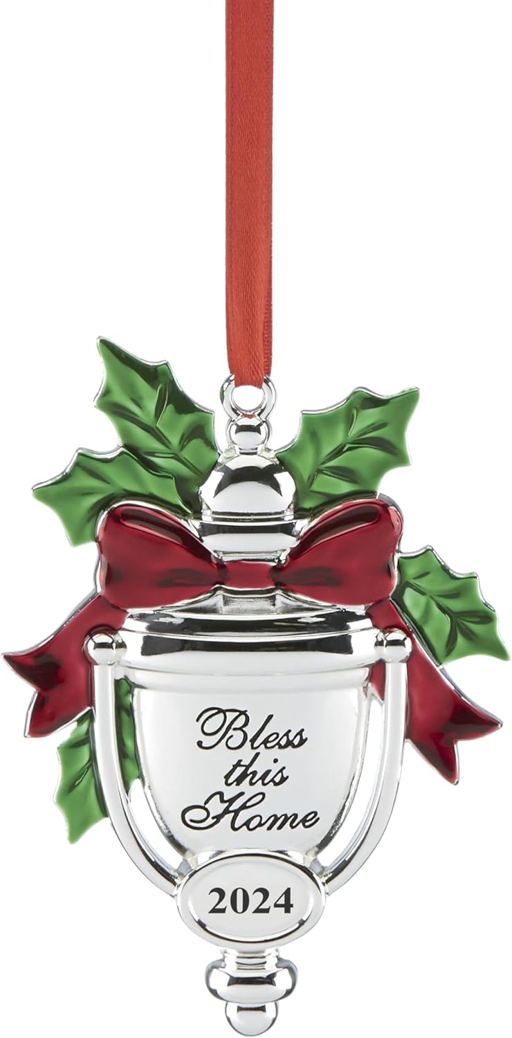 Lenox 2024 Bless This Home Metal Ornament