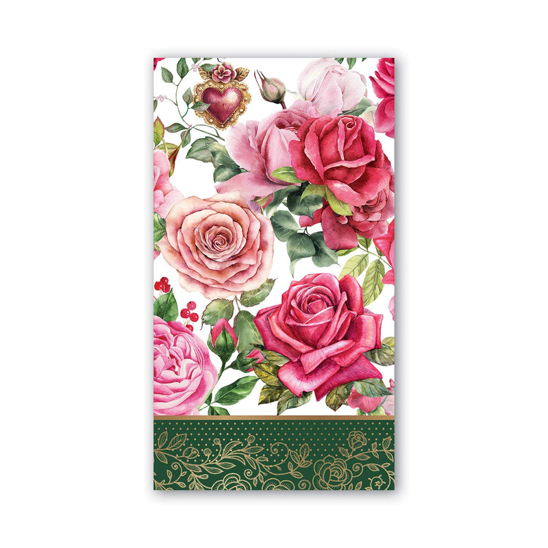 Michel Design Works Rose Paper Hostess Napkins - 15 ct