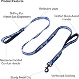 Eddie Bauer Flat Reflective Dog Leash - 6 ft.