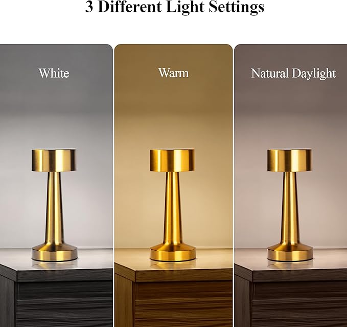 Bell + Howell The Chelsea 8.4" Modern Rechargeable Lamp