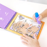 Melissa & Doug On the Go Water Wow! Reusable Water-Reveal Activity Pad - Makeup and Manicures
