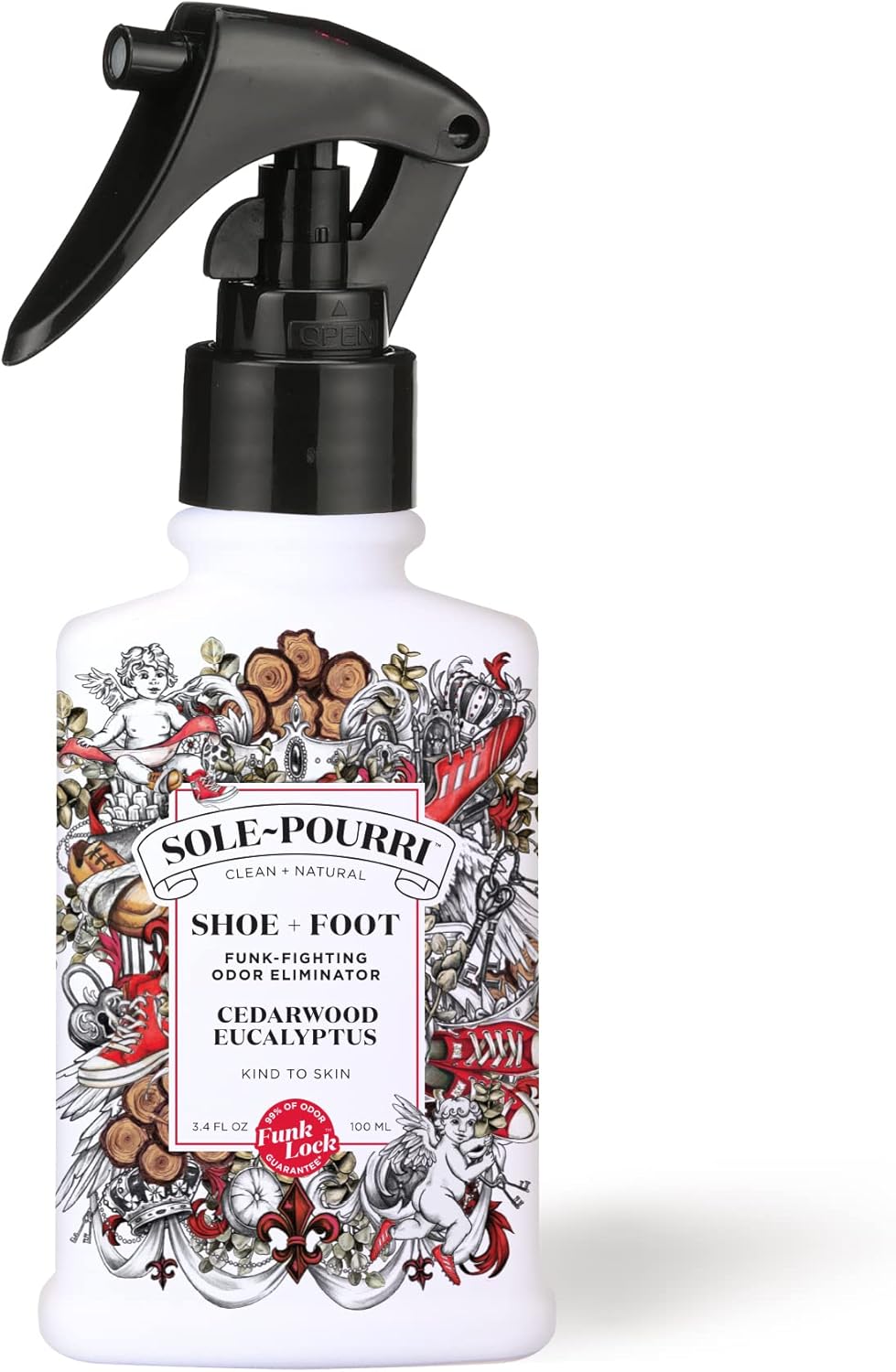 Sole~Pourri Shoe + Foot Funk-Fighting Odor Freshener Spray - 3.4 oz.