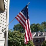 Valley Forge Flag 2-Piece 5' ft Brushed Aluminum Flagpole with Mounting Hardware and Spinning Technology