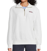 Vineyard Vines Womens Surf Terry Shep Quarter Zip Shirt
