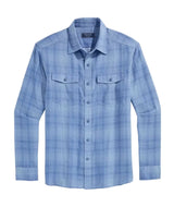 Vineyard Vines Mens Plaid Chiller Double Cloth Long Sleeve Shirt