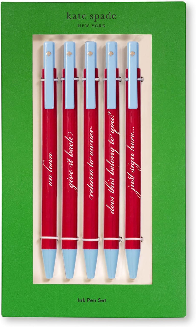 Kate Spade Sign Here Click Pen Set