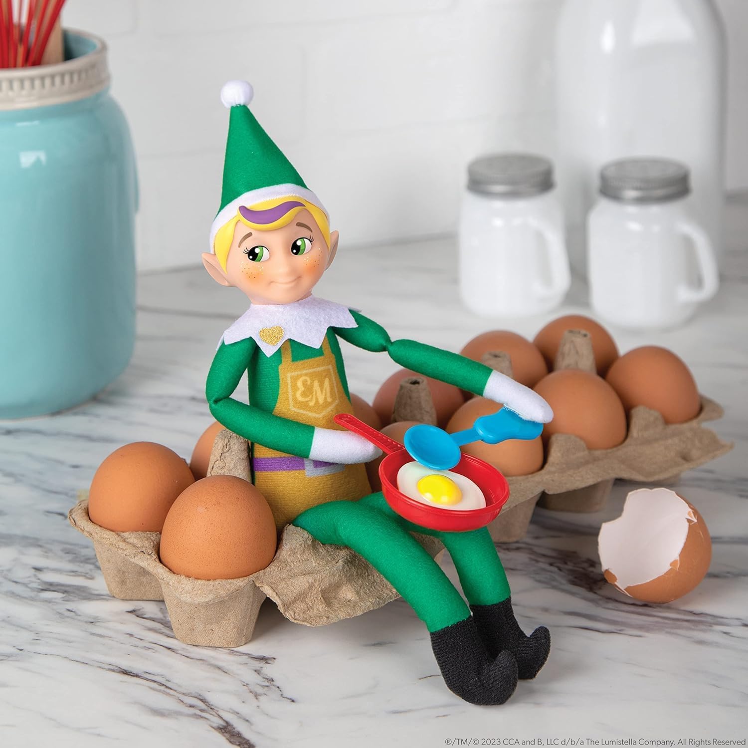 The Elf on the Shelf Santaverse Elf Mates Deluxe Chef Brown Eyes