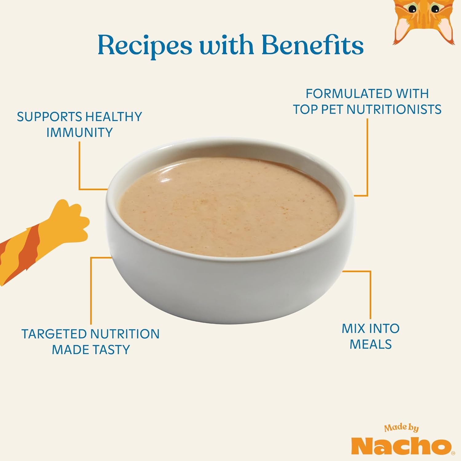 Made by Nacho Immunity Support Cage-Free Chicken Puree Meal Topper - 1.4 oz.