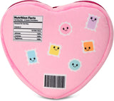 ISCREAM Play with Your Food! Heart Shaped Box of Chocolates Fleece Play Pillow Set