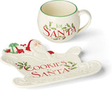 Lenox Holiday Cookies & Milk For Santa 2-Piece Set