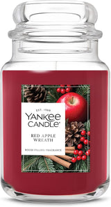 Yankee Candle Original Large Jar Candle - Red Apple Wreath