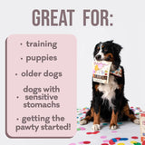 Polkadog Cake Batter Peanut Butter & Banana Soft & Chewy Dog Treats - 10 oz.