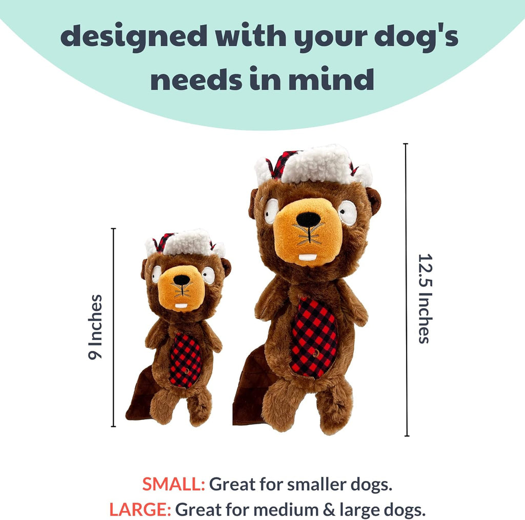 Huxley & Kent Ralphie Beaver Plush Dog Toy