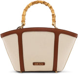 Anne Klein Small Bamboo Handle Tote Handbag