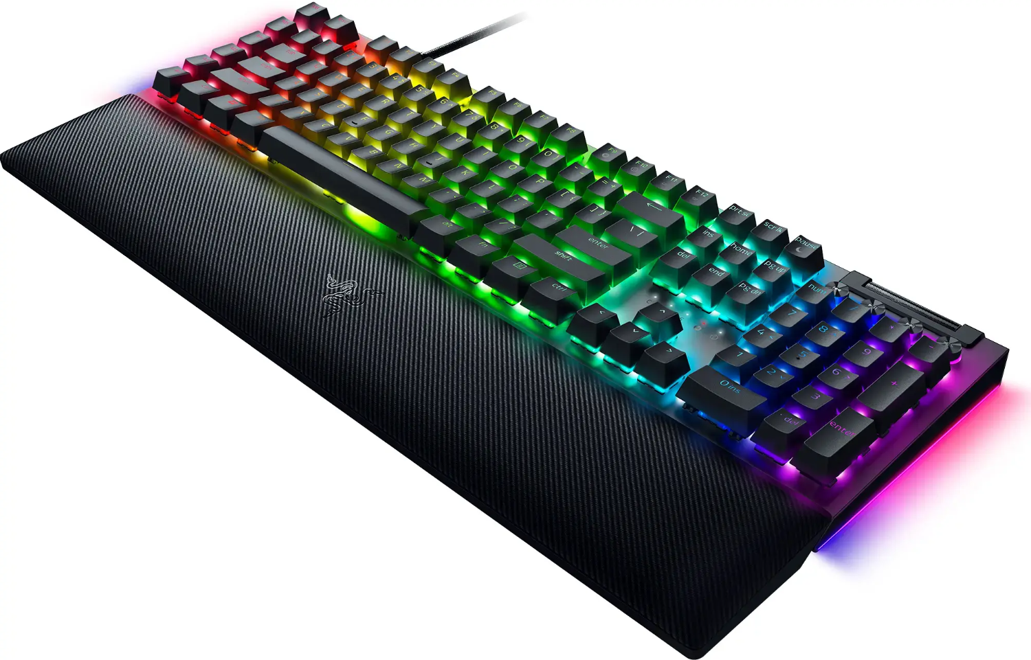 Razer BlackWidow V4 Full Size Wired Mechanical Green Switch Gaming Keyboard with Chroma RGB