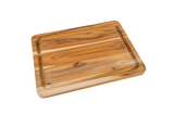 Lipper International Medium Teak Edge Grain Cutting Board