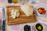 Lipper International Medium Teak Edge Grain Cutting Board