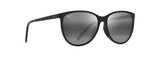 Maui Jim Ocean Shiny Black Frame - Neutral Grey Lens - Polarized Sunglasses