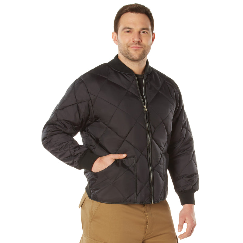 Rothco Men's Diamond Quilted Nylon Flight Jacket - 3XL