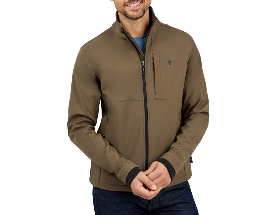 Free Country Mens Lanier Fleece Lined Softshell Jacket
