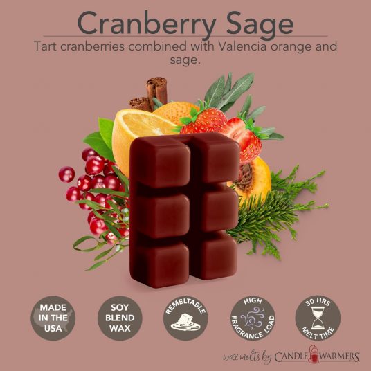 Candle Warmers Etc. Cranberry Sage Classic Wax Melts - 2.5 oz.