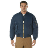 Rothco Enhanced Nylon MA-1 Flight Jacket - 2XL/Navy