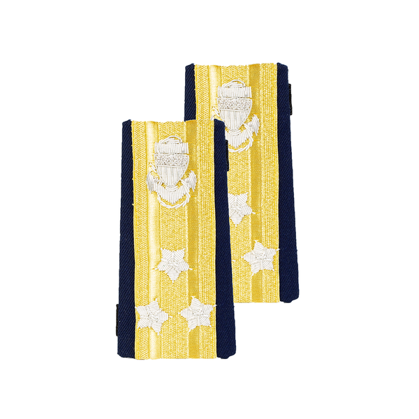 Vanguard CG Enhanced Shoulder Board Female Vice Admiral 3 Star