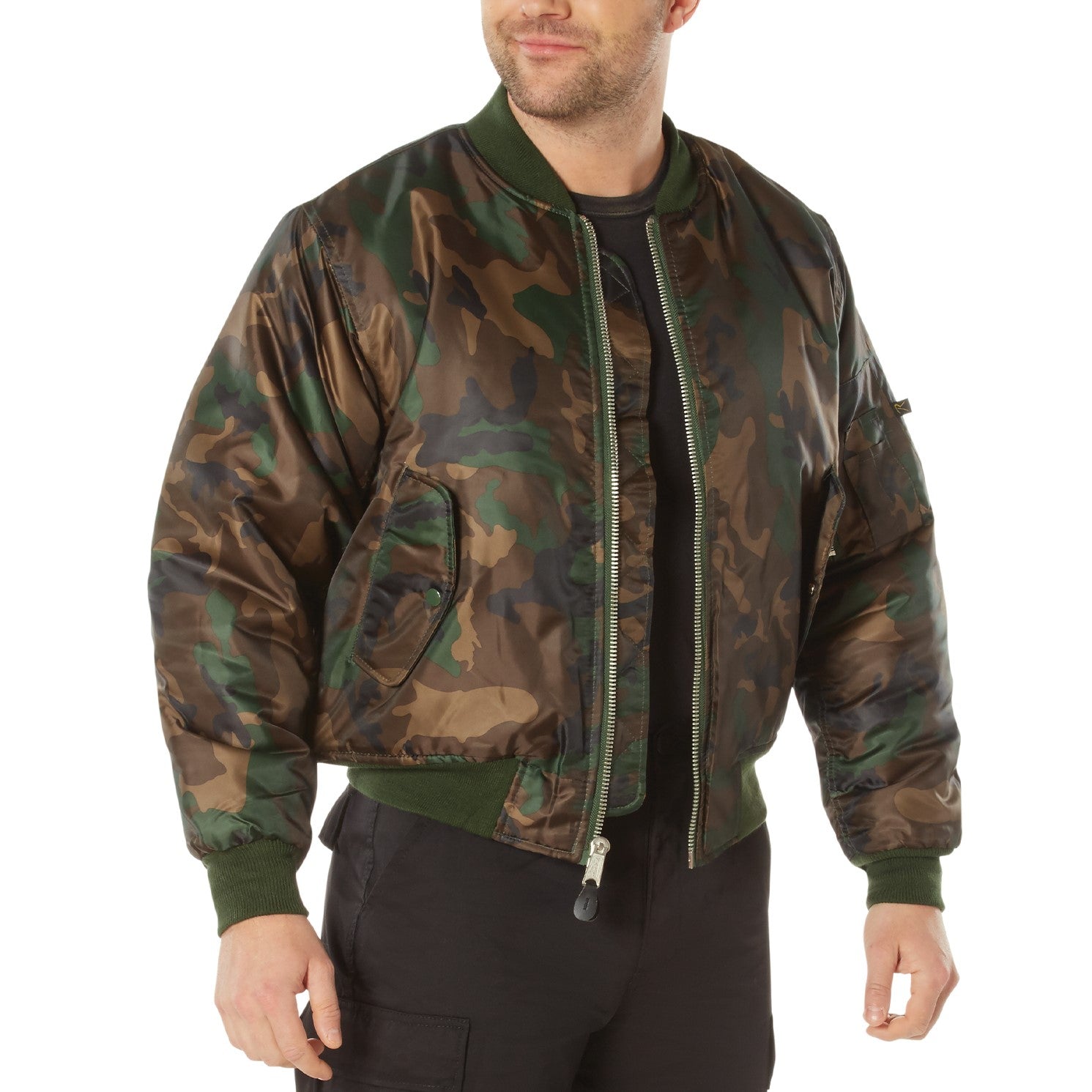 Rothco Hooded MA-1 Flight Jacket - 3XL