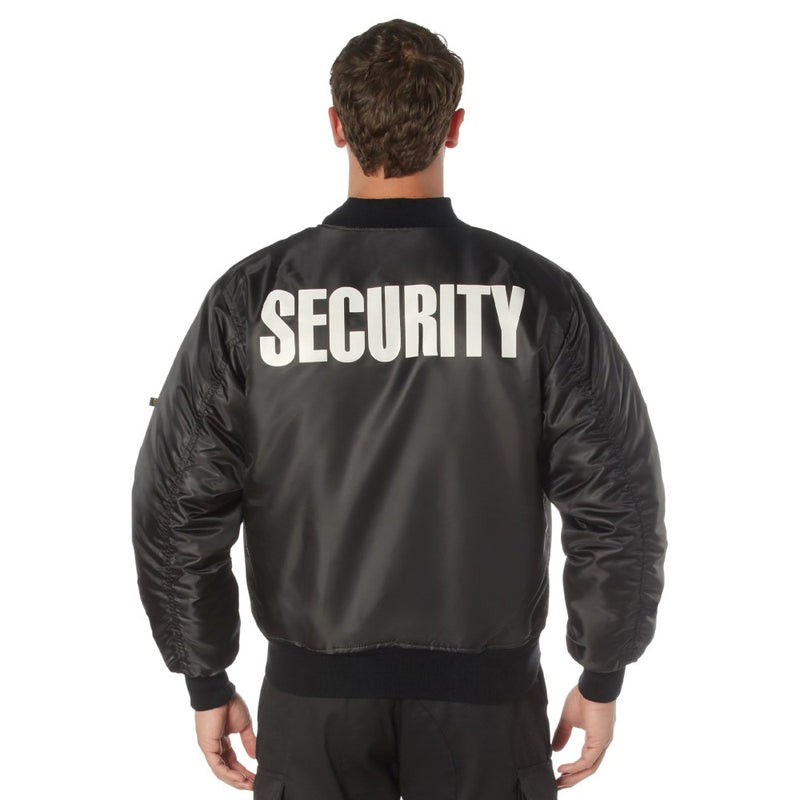 Rothco Hooded MA-1 Flight Jacket With Security Print - 3XL